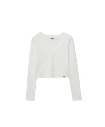 GLOWNY オフショルダー長袖Tシャツ S グレー GLOWNY オフショルダー長袖Tシャツ S グレー