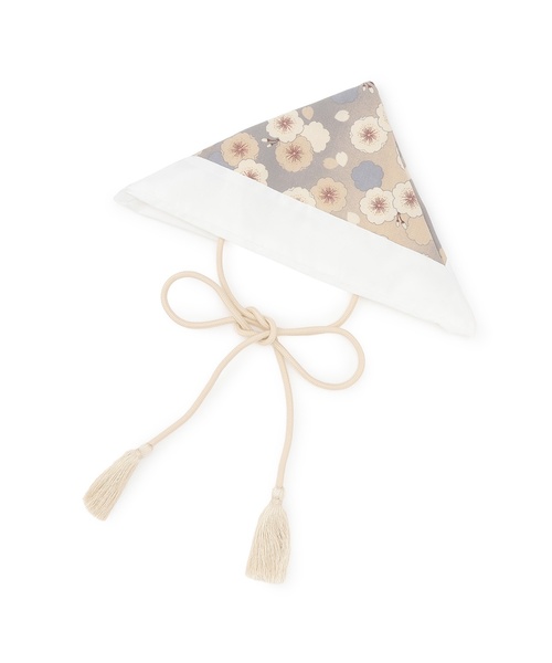 petit main（プティマイン）の「兜帽子（その他ベビー用品・キッズ・ベージュ/ネイビー・F）」の7枚目の写真