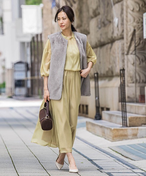 セール】ECOPELフェイクファージャケット（ベスト）｜LAUTREAMONT