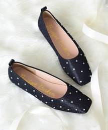 Bridget Birkin | 【Bridget Birkin】ドットビジューグリッターフラットシューズ(551540)(バレエシューズ)