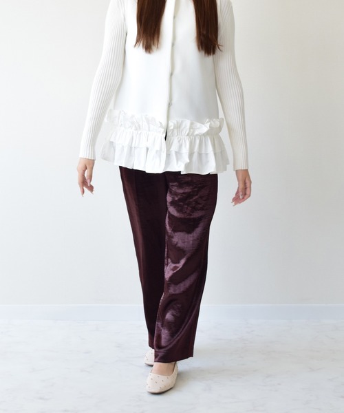 Bridget Birkin（ブリジットバーキン）の「【Bridget Birkin】ドットビジューグリッターフラットシューズ(551540)（バレエシューズ・レディース・ゴールド/シルバー系その他/ブラック系その他・24/23.5/23/22.5/24.5）」の14枚目の写真