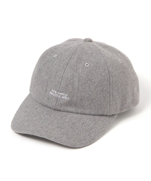 studio CLIP（スタディオクリップ）の「【daily CLIP】odds ポイント刺繍CAP（キャップ・レディース・グレー/ベージュ・FREE）」の2枚目の写真