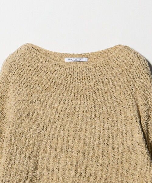 BEAUTY&YOUTH UNITED ARROWS（ビューティーアンドユースユナイテッドアローズ）の「テープヤーン ニットプルオーバー（ニット/セーター・レディース・ブラック/ベージュ/オフホワイト・FREE）」の20枚目の写真