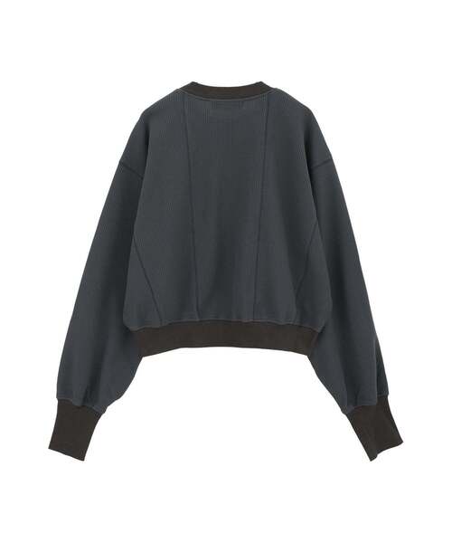 CONVERSE TOKYO（コンバーストウキョウ）の「DOLMAN SLEEVE WAFFLE PULLOVER（Tシャツ/カットソー・レディース・ホワイト/グレー/グリーン・FREE）」の13枚目の写真