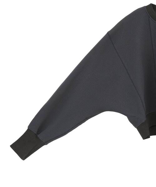 CONVERSE TOKYO（コンバーストウキョウ）の「DOLMAN SLEEVE WAFFLE PULLOVER（Tシャツ/カットソー・レディース・ホワイト/グレー/グリーン・FREE）」の17枚目の写真