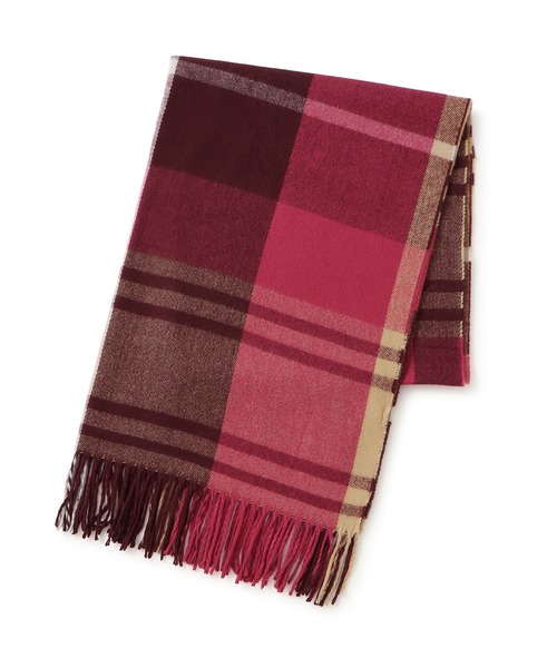 ROPE' PICNIC（ロペピクニック）の「チェックストール（ストール/ショール・レディース・ベージュ/ブルー系その他4/レッド系その他・FREE）」の6枚目の写真