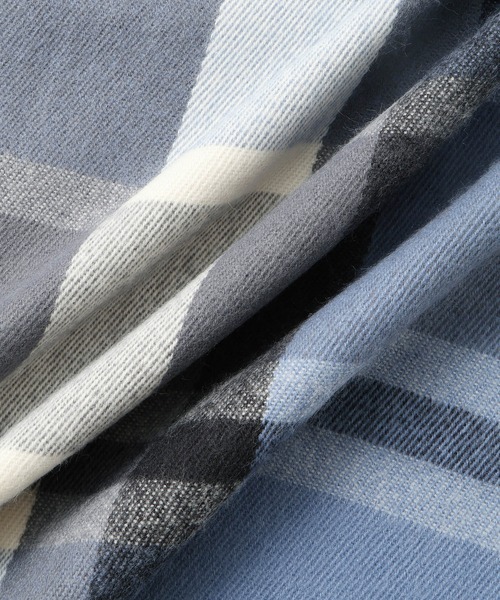 ROPE' PICNIC（ロペピクニック）の「チェックストール（ストール/ショール・レディース・ベージュ/ブルー系その他4/レッド系その他・FREE）」の10枚目の写真