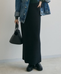 Paradise Picnic | cloche ストライプ見えニットスカート(スカート)