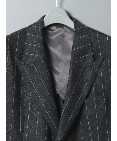 セール】GOOVI ダブルブレストジャケット ウール（テーラード