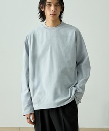 EMMA CLOTHES | ドローストリング ストレッチ オーバーサイズロングスリーブTee / UVカット・撥水・イージーケア(Tシャツ/カットソー)