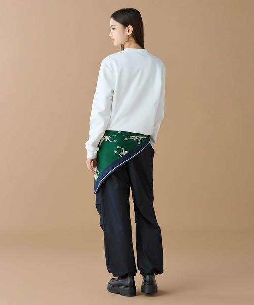 LACOSTE（ラコステ）の「ワイドベイカーパンツ（チノパンツ・レディース・ブラック/オリーブ・34/36/38/40）」の12枚目の写真