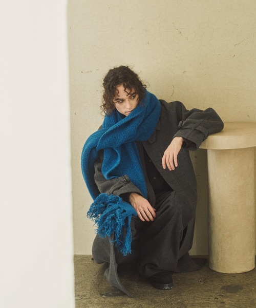 cii（シー）の「wool mix volume muffler / ウールミックスボリューム