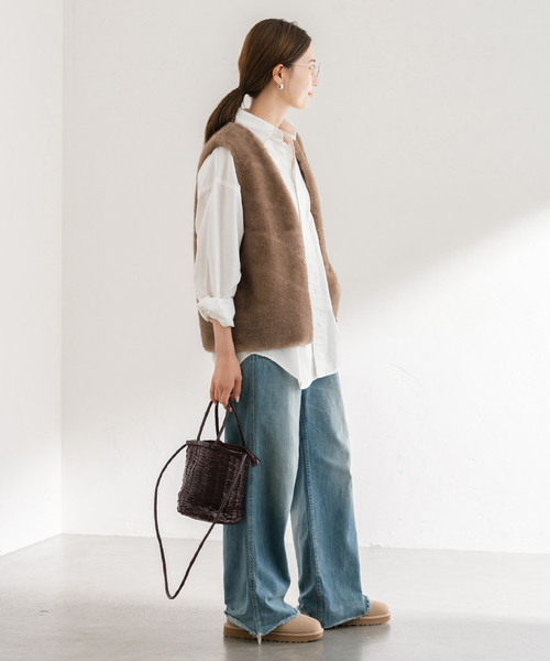 FRAMeWORK（フレームワーク）の「DRAGON/ドラゴン LINA MINI（ショルダーバッグ・レディース・ブラウン・FREE）」の3枚目の写真