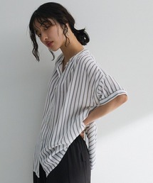 Green Parks（グリーンパークス）の「【chocol raffine robe】半袖ブラウス（シャツ/ブラウス）」