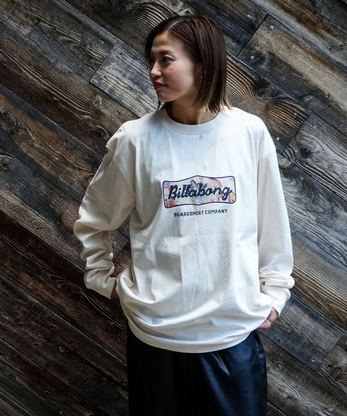 BILLABONG(ビラボン)の「BILLABONG メンズ SIGN ロンT 【OVER FIT】 【2025年秋冬モデル】/ビラボンロゴフロントプリント長袖ロンT(Tシャツ/カットソー・メンズ・ブルー系その他/クリーム/ホワイト・X-LARGE/LARGE/MEDIUM)」の12枚目の写真