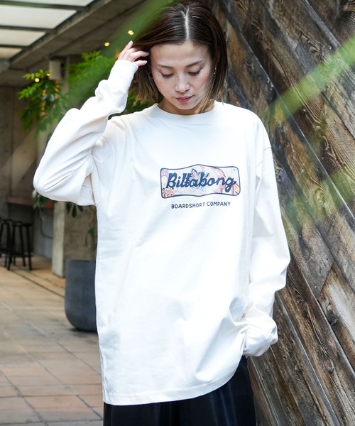 BILLABONG(ビラボン)の「BILLABONG メンズ SIGN ロンT 【OVER FIT】 【2025年秋冬モデル】/ビラボンロゴフロントプリント長袖ロンT(Tシャツ/カットソー・メンズ・ブルー系その他/クリーム/ホワイト・X-LARGE/LARGE/MEDIUM)」の14枚目の写真