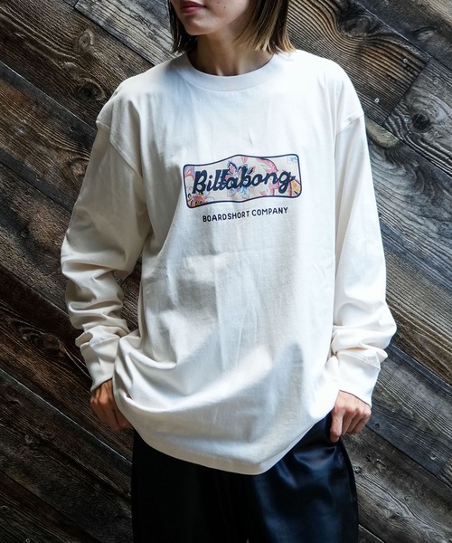 BILLABONG(ビラボン)の「BILLABONG メンズ SIGN ロンT 【OVER FIT】 【2025年秋冬モデル】/ビラボンロゴフロントプリント長袖ロンT(Tシャツ/カットソー・メンズ・ブルー系その他/クリーム/ホワイト・X-LARGE/LARGE/MEDIUM)」の17枚目の写真