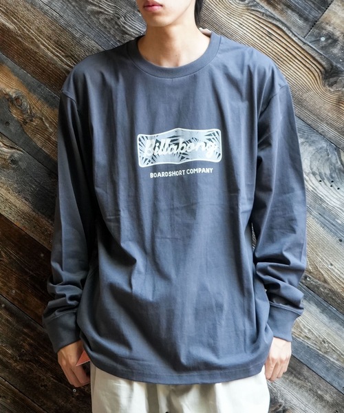 BILLABONG(ビラボン)の「BILLABONG メンズ SIGN ロンT 【OVER FIT】 【2025年秋冬モデル】/ビラボンロゴフロントプリント長袖ロンT(Tシャツ/カットソー・メンズ・ブルー系その他/クリーム/ホワイト・X-LARGE/LARGE/MEDIUM)」の9枚目の写真