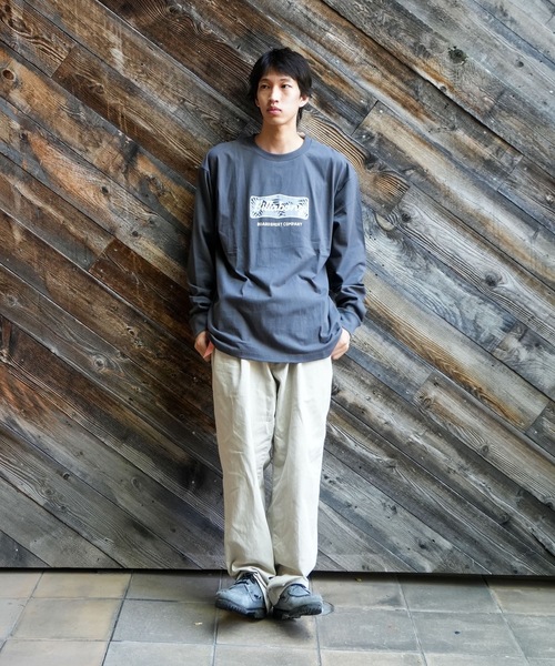 BILLABONG(ビラボン)の「BILLABONG メンズ SIGN ロンT 【OVER FIT】 【2025年秋冬モデル】/ビラボンロゴフロントプリント長袖ロンT(Tシャツ/カットソー・メンズ・ブルー系その他/クリーム/ホワイト・X-LARGE/LARGE/MEDIUM)」の4枚目の写真
