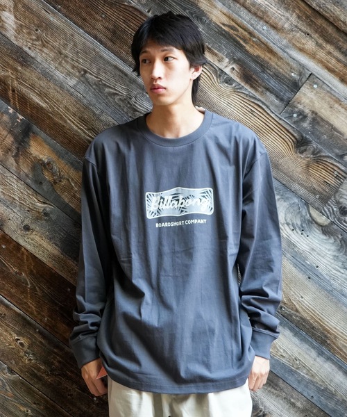 BILLABONG(ビラボン)の「BILLABONG メンズ SIGN ロンT 【OVER FIT】 【2025年秋冬モデル】/ビラボンロゴフロントプリント長袖ロンT(Tシャツ/カットソー・メンズ・ブルー系その他/クリーム/ホワイト・X-LARGE/LARGE/MEDIUM)」の6枚目の写真