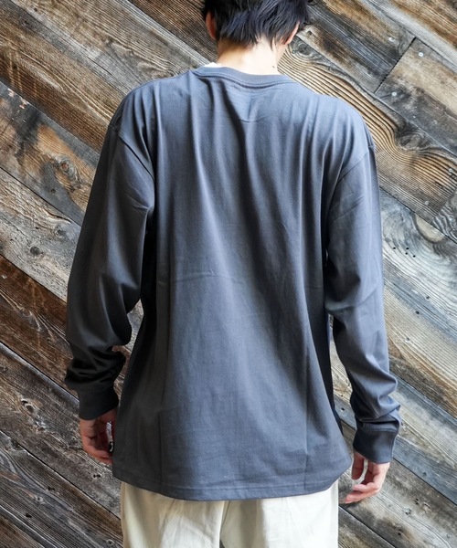 BILLABONG(ビラボン)の「BILLABONG メンズ SIGN ロンT 【OVER FIT】 【2025年秋冬モデル】/ビラボンロゴフロントプリント長袖ロンT(Tシャツ/カットソー・メンズ・ブルー系その他/クリーム/ホワイト・X-LARGE/LARGE/MEDIUM)」の8枚目の写真