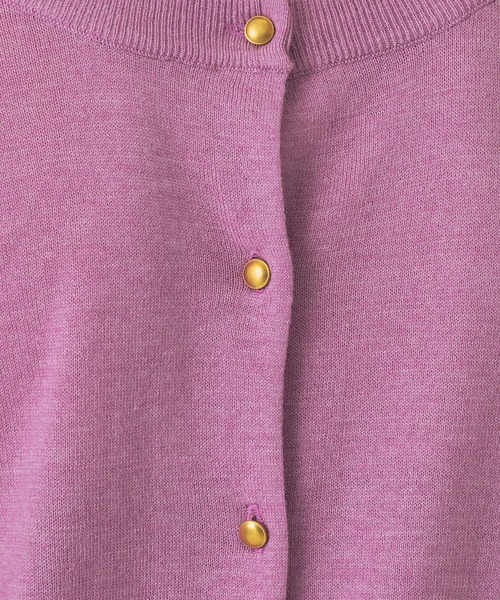 ROSE BUD(ローズバッド)の「LOGO KINT(ニット/セーター・レディース・ブラック/オフホワイト/ピンク・ONE SIZE)」の10枚目の写真