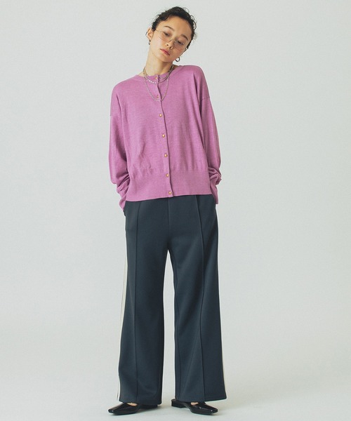ROSE BUD(ローズバッド)の「LOGO KINT(ニット/セーター・レディース・ブラック/オフホワイト/ピンク・ONE SIZE)」の15枚目の写真