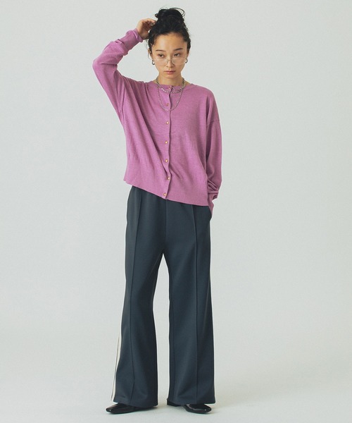 ROSE BUD(ローズバッド)の「LOGO KINT(ニット/セーター・レディース・ブラック/オフホワイト/ピンク・ONE SIZE)」の16枚目の写真