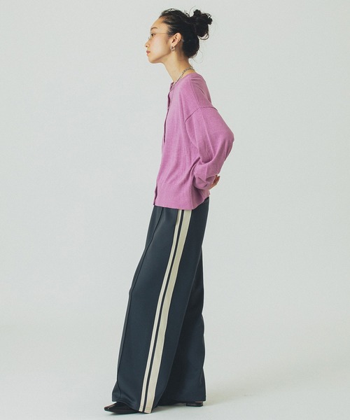 ROSE BUD(ローズバッド)の「LOGO KINT(ニット/セーター・レディース・ブラック/オフホワイト/ピンク・ONE SIZE)」の18枚目の写真