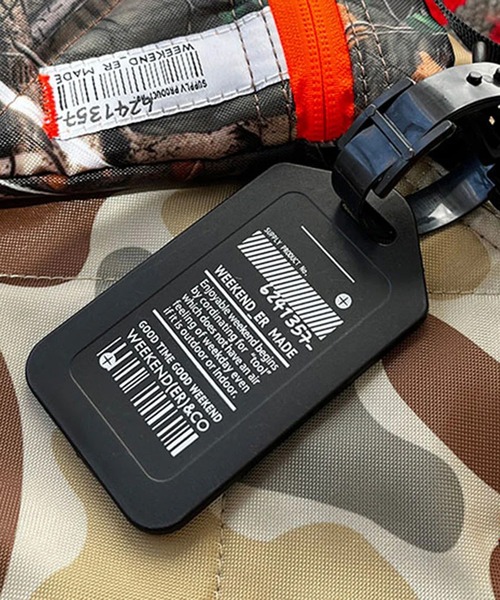 WEEKEND(ER)(ウィークエンダー)の「WEEKEND(ER) QUILTED TOTE(トートバッグ・メンズ・ブラック/ベージュ/ブルー/カモフラージュ・FREE)」の6枚目の写真