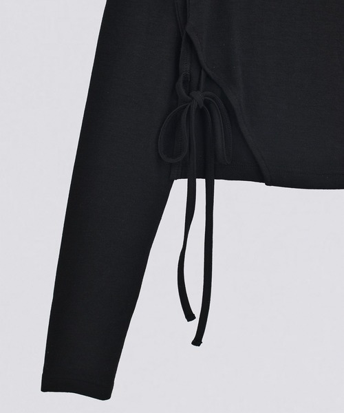 kiehtova（キエトヴァ）の「【kiehtova】SMOOTH SIDE SLIT TOPS/スムース サイドスリット トップス KTWR45（Tシャツ/カットソー・レディース・グレー/アイボリー/ブラック・FREE）」の10枚目の写真