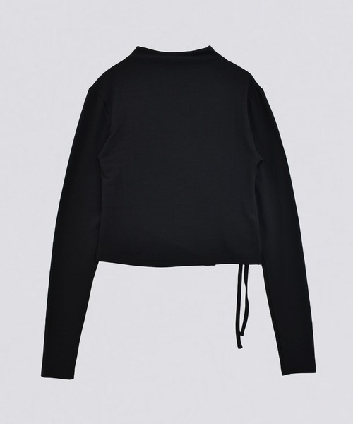 kiehtova（キエトヴァ）の「【kiehtova】SMOOTH SIDE SLIT TOPS/スムース サイドスリット トップス KTWR45（Tシャツ/カットソー・レディース・グレー/アイボリー/ブラック・FREE）」の12枚目の写真