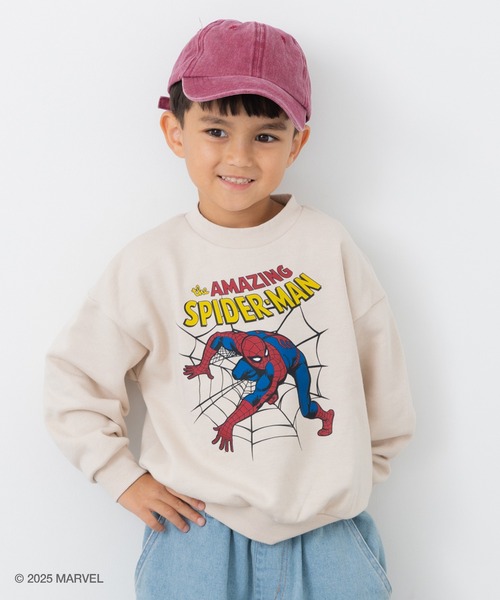 MARVEL（マーベル）の「〈マーベル〉裏毛トレーナー（スウェット・キッズ・A/B/C/D/E/F・110cm/100cm/120cm/130cm/140cm）」の2枚目の写真