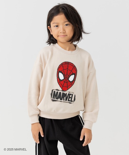 MARVEL（マーベル）の「〈マーベル〉裏毛トレーナー（スウェット・キッズ・A/B/C/D/E/F・110cm/100cm/120cm/130cm/140cm）」の3枚目の写真