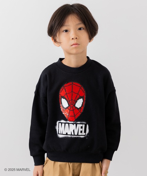MARVEL（マーベル）の「〈マーベル〉裏毛トレーナー（スウェット・キッズ・A/B/C/D/E/F・110cm/100cm/120cm/130cm/140cm）」の4枚目の写真