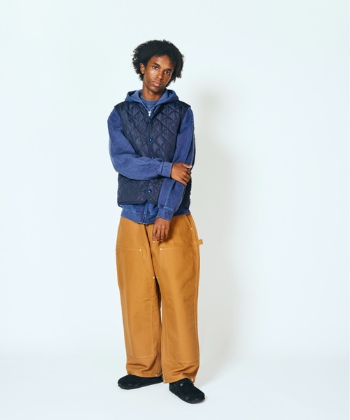 PENNEYS（ぺニーズ）の「PENNEY'S ぺニーズ / THE FOX STANDARD QUILT VEST（ベスト・メンズ・グレー/ブラウン/ネイビー/ブラック・LARGE/MEDIUM）」の4枚目の写真