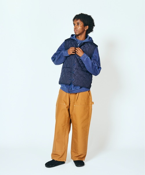 PENNEYS（ぺニーズ）の「PENNEY'S ぺニーズ / THE FOX STANDARD QUILT VEST（ベスト・メンズ・グレー/ブラウン/ネイビー/ブラック・LARGE/MEDIUM）」の5枚目の写真