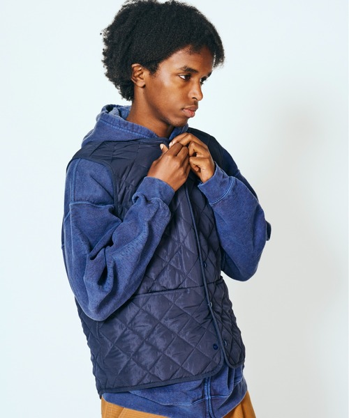 PENNEYS（ぺニーズ）の「PENNEY'S ぺニーズ / THE FOX STANDARD QUILT VEST（ベスト・メンズ・グレー/ブラウン/ネイビー/ブラック・LARGE/MEDIUM）」の6枚目の写真