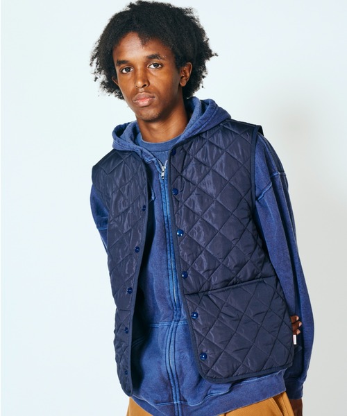 PENNEYS（ぺニーズ）の「PENNEY'S ぺニーズ / THE FOX STANDARD QUILT VEST（ベスト・メンズ・グレー/ブラウン/ネイビー/ブラック・LARGE/MEDIUM）」の7枚目の写真