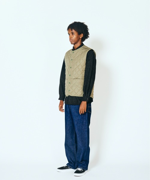 PENNEYS（ぺニーズ）の「PENNEY'S ぺニーズ / THE FOX STANDARD QUILT VEST（ベスト・メンズ・グレー/ブラウン/ネイビー/ブラック・LARGE/MEDIUM）」の8枚目の写真