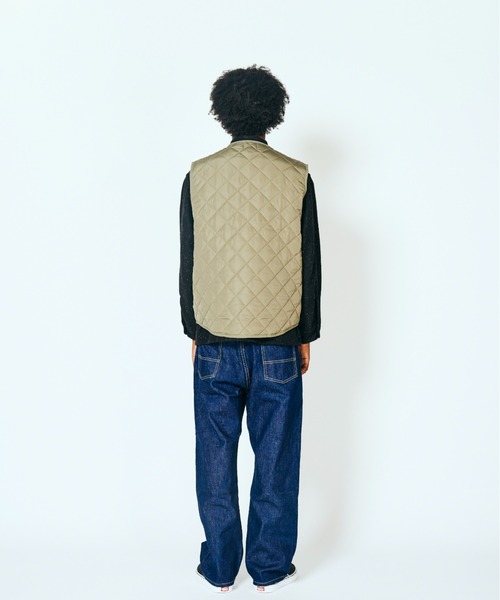 PENNEYS（ぺニーズ）の「PENNEY'S ぺニーズ / THE FOX STANDARD QUILT VEST（ベスト・メンズ・グレー/ブラウン/ネイビー/ブラック・LARGE/MEDIUM）」の9枚目の写真