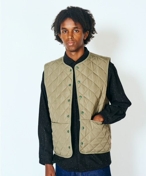 PENNEYS（ぺニーズ）の「PENNEY'S ぺニーズ / THE FOX STANDARD QUILT VEST（ベスト・メンズ・グレー/ブラウン/ネイビー/ブラック・LARGE/MEDIUM）」の10枚目の写真