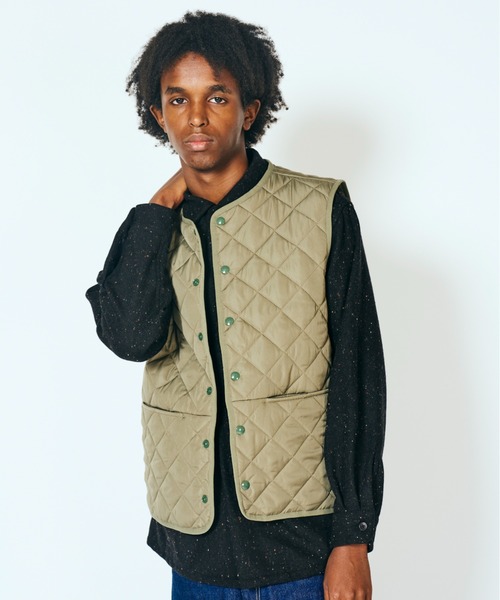 PENNEYS（ぺニーズ）の「PENNEY'S ぺニーズ / THE FOX STANDARD QUILT VEST（ベスト・メンズ・グレー/ブラウン/ネイビー/ブラック・LARGE/MEDIUM）」の11枚目の写真