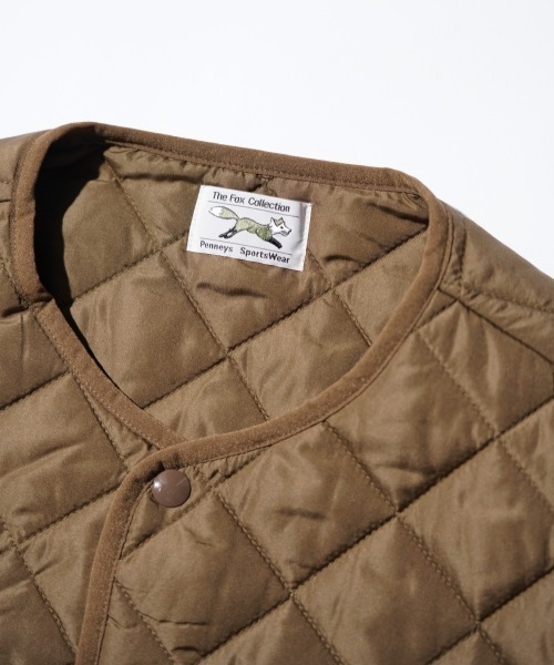 PENNEYS（ぺニーズ）の「PENNEY'S ぺニーズ / THE FOX STANDARD QUILT VEST（ベスト・メンズ・グレー/ブラウン/ネイビー/ブラック・LARGE/MEDIUM）」の15枚目の写真