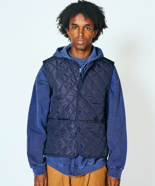 PENNEYS（ぺニーズ）の「PENNEY'S ぺニーズ / THE FOX STANDARD QUILT VEST（ベスト・メンズ・グレー/ブラウン/ネイビー/ブラック・LARGE/MEDIUM）」の12枚目の写真