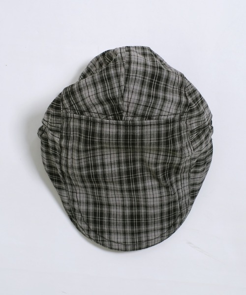 shopnikoniko(ショップニコニコ)の「ハンチング帽 チェック ベレー帽 ハンチング帽子(ハンチング/ベレー帽・レディース・グレー/レッド/イエロー・フリー)」の16枚目の写真