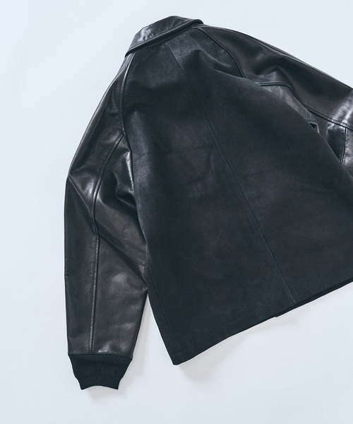 追加》【SKOOKUM / スクーカム】417別注 Leather AWARDブルゾン