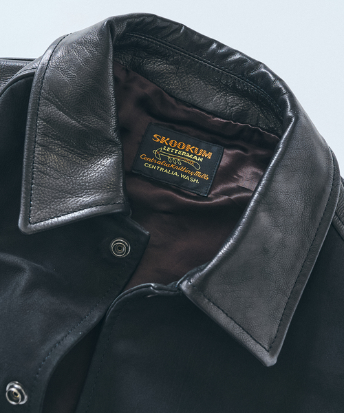 追加》【SKOOKUM / スクーカム】417別注 Leather AWARDブルゾン