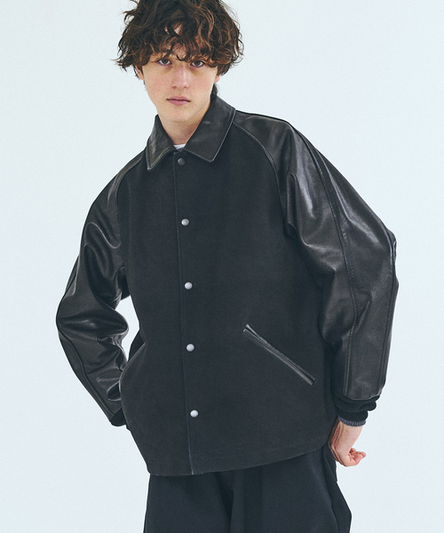 追加》【SKOOKUM / スクーカム】417別注 Leather AWARDブルゾン