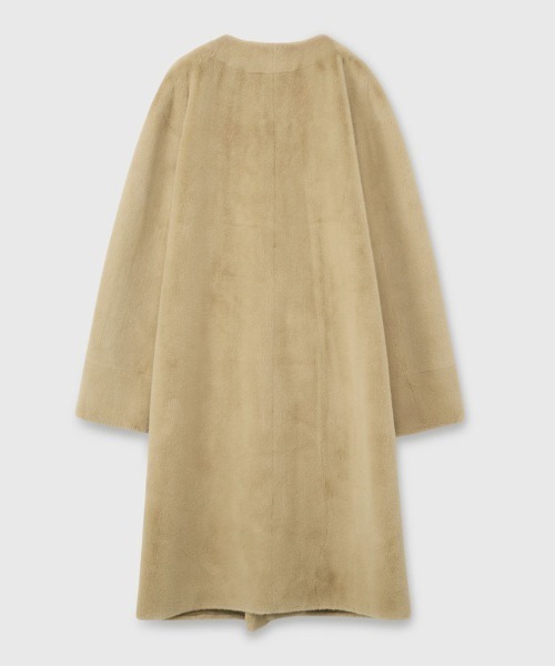 anuans＊アニュアンス＊ファーコート アニュアンス anuans ステンカラーショートファーコート （BEIGE